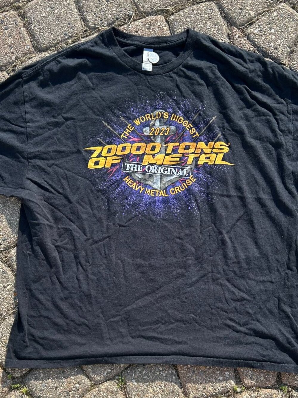 70000 Tons of Metal Concert Tee Sz 2XL